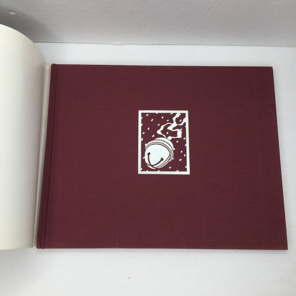 Vintage 85 The Polar Express Hardcover Book Chris Van Allsburg Christmas Classic - Picture 9 of 9